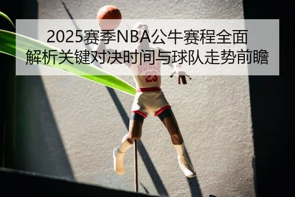 2025赛季NBA公牛赛程全面解析关键对决时间与球队走势前瞻